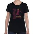 thumbnail image 1 of 23 Cleveland Basketball  Women Black T-Shirt, Female XX-Large, 1 of 4