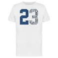thumbnail image 1 of 23 College Number Design T-Shirt Men -Image by Shutterstock, Male Large, 1 of 2