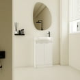 thumbnail image 1 of 23" Compact Bathroom Sink Vanity - Modern Style, Door, Abundant Storage With And Adjustable Shelves Space Saving, 1 of 7