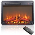 thumbnail image 1 of 23" Electric Fireplace Insert, Freestanding Recessed Fireplace Heater without Remote Control, 8 H Timer, 11 Temperature Settings, 4 Brightness Settings, 1400W Heater, Fireplace Heater for Indoor Use, 1 of 13