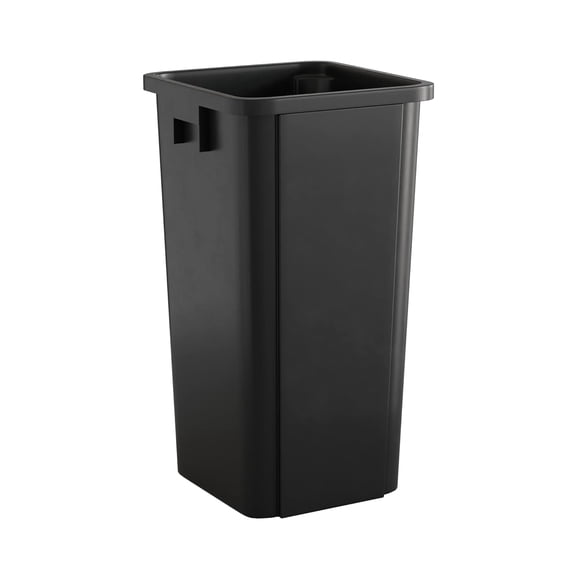 23 Gallon Black Square Commercial Trash Can