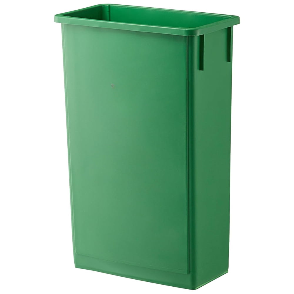 23 Gallon Green Slim Trash can Restaurant Trash can Commercial Trash can Tall Plastic Trash can