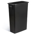 thumbnail image 1 of Plastic Prince 23 Gallon Slim Trash Can Kitchen, Commercial Tall Trash Bin Narrow, Rectangular Slim Jim Skinny Garbage Can for Home Garage Cabinet Restaurant, Black, 1 of 9