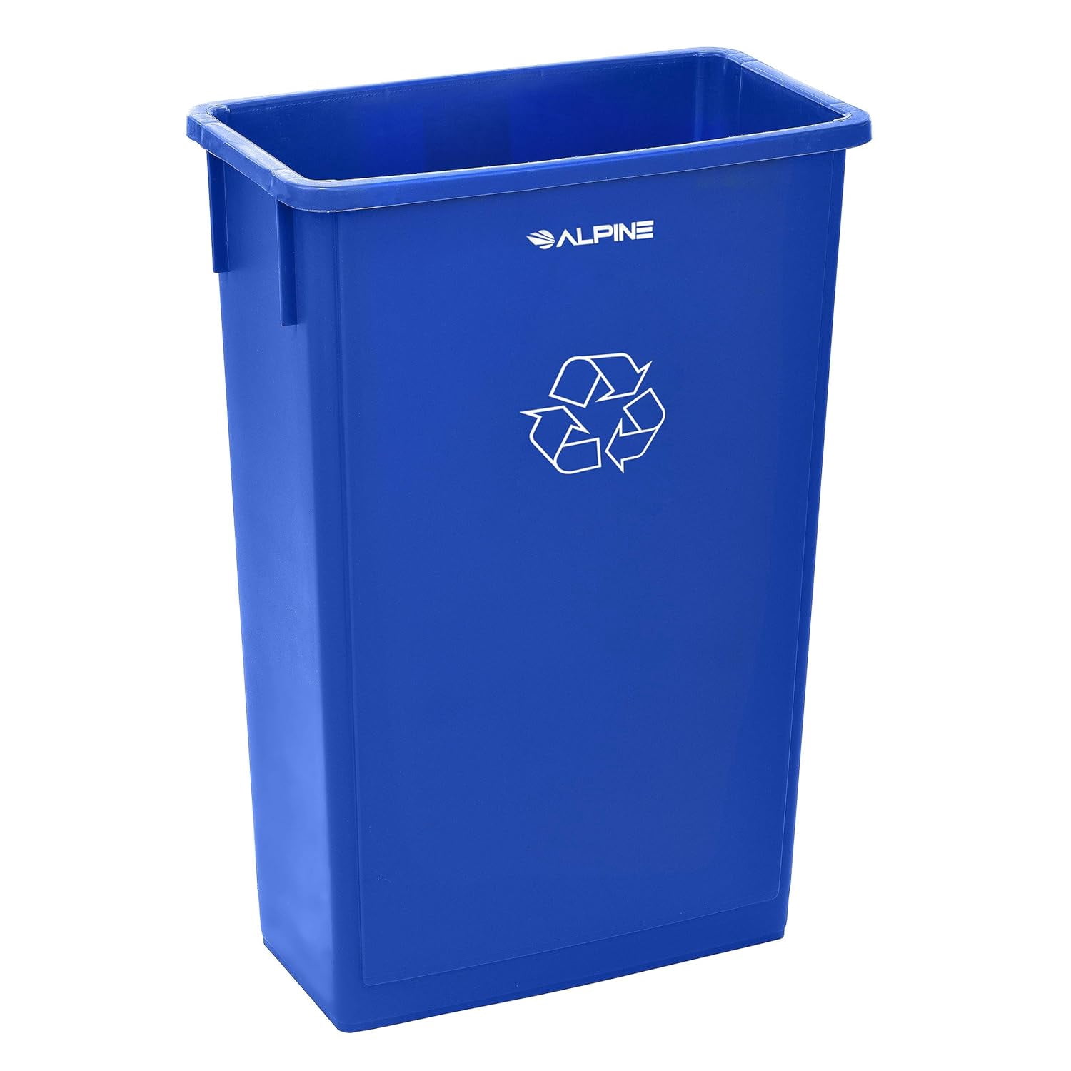 23 Gallon Slim Trash Can - Compact Garbage Bin - Wide Open Top Slender ...
