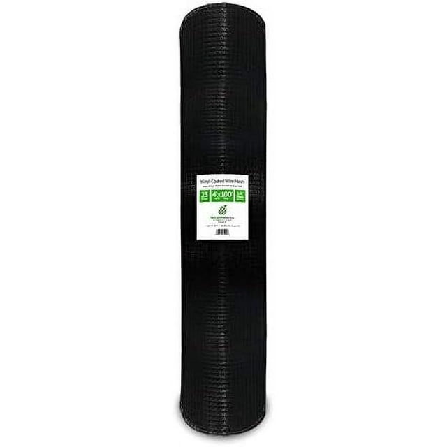 23 Gauge Vinyl Coated Wire Mesh Roll, HardWare Cloth (100 ft x 4 ft x 1