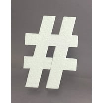 23"H Smooth EPS Foam Letters Alphabet Numbers for Crafts Party Signs Walls Party Decor Made in USA (Letter"#" - 1 PC)