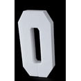 thumbnail image 1 of 23"H Smooth EPS Foam Letters Alphabet Numbers for Crafts Party Signs Walls Party Decor Made in USA (Number"0" - 1 PC), 1 of 1