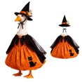 thumbnail image 1 of 23" Halloween Porch Goose Outfit Set With Clothing And Hat Lawn Goose Clothes Set Eye Catching Outdoor Garden Yard Decor Fall Halloween Decorations, 1 of 6