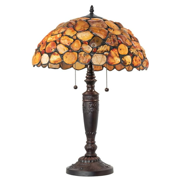 Meyda Lighting 23" High Agata Table Lamp