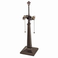 thumbnail image 1 of 23" High Mission 2 Light Table Base by Meyda Tiffany 16108 in Black Finish, 1 of 1