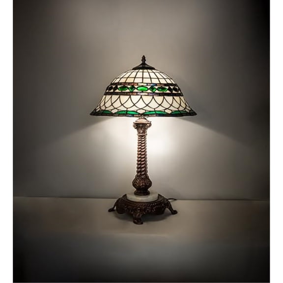 23" High Tiffany Roman Table Lamp