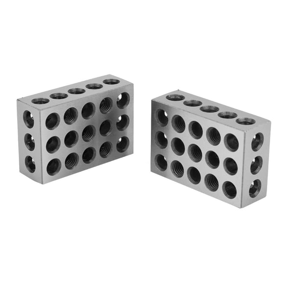 23,Hole Milling Block, 25x50x75mm Hardened Steel Clamping Blocks For Machine Tools