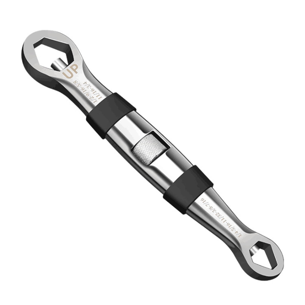 23-IN-1 Adjustable Wrench Multi Functional Flexible Type Pocket Wrench 1/4-inch to 3/4-inch 7mm to 19mm