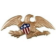 thumbnail image 1 of 23 In. Deluxe Gold Bronze Flagpole Wall Eagle, 1 of 1