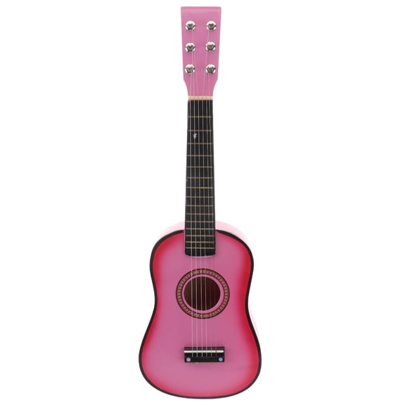 VORCOOL 23 inch Folk Acoustic Guitar, 6-String Beginner Musical Instrument for Student Learners (Pink)