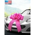 thumbnail image 1 of 23 Inch Giant Pink Car Gift Bow, Polypropylene Indoor / Outdoor Décor Bow By Mata1, 1 of 7