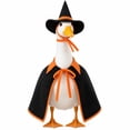 thumbnail image 1 of 23 Inch Halloween Themed Porch Lawn Goose Costume Outfit, Seasonal Holiday Goose Dress Up Accessory Set, Yard Goose Decor Clothing, 1 of 6