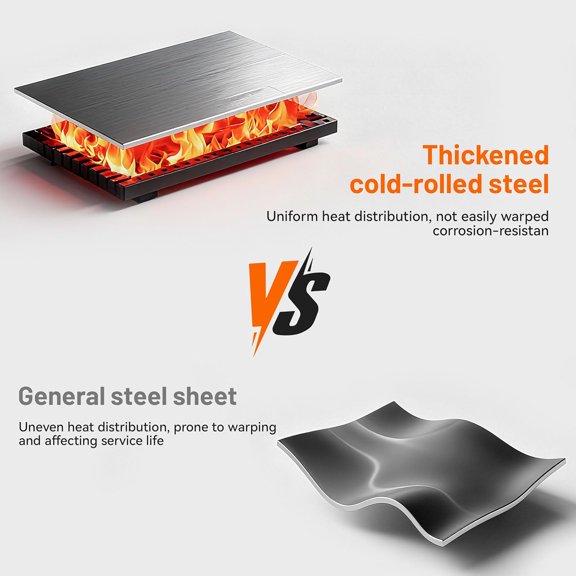 23-Inch Movable Charcoal Grill, High Temperature Resistant Glass Barrel Charcoal Grills with Adjustable Vents, Warming Rack Outdoor BBQ Grills for Backyard, Patio and Parties, Black$$Garden & Patio