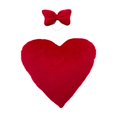 thumbnail image 1 of 23 Inch Porch Goose Outfits, Red Heart Front Panel with Matching Bow, Goose Clothing for Valentine's Day Patio Garden and Yard Displays, 1 of 8