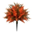 thumbnail image 1 of 23 Inch Realistic Cedar Tree with Autumn Balls - Outdoor Potted Decoration for Garden, Patio, Porch Fall Decor (Color As Shown), 1 of 6