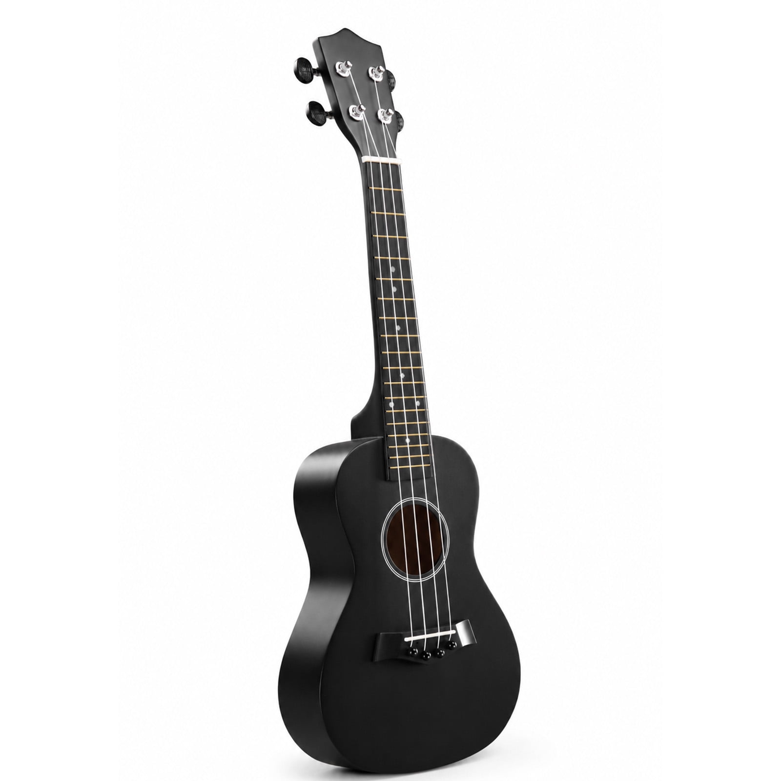 23 Inch Ukulele Beginner Kit with Bag Capo Strap Picks Tuner