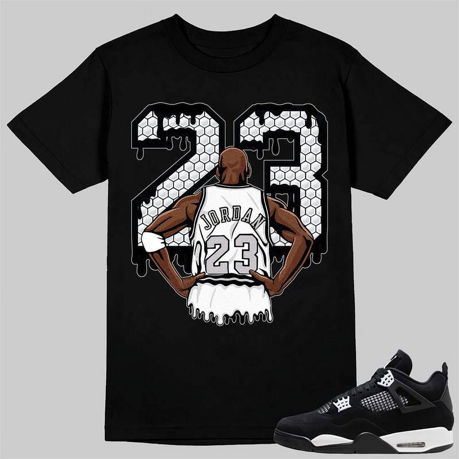 23 Is Back 4S White Thunder To Match Sneaker Graphic Streetwear Casual