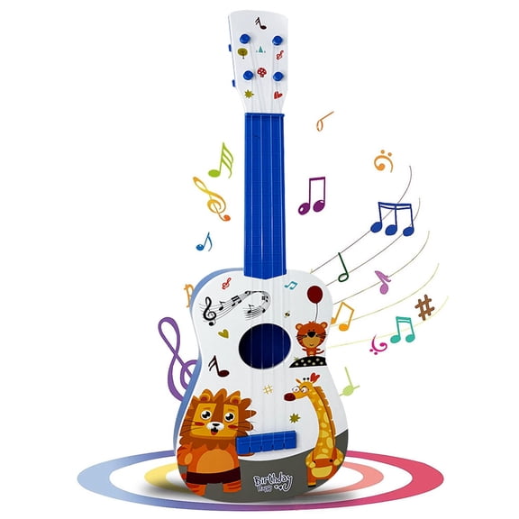 23" Kids Ukulele Guitar for Toddler 4 Strings Children Play Musical Instruments Educational for Kid, Boys, Girls, Blue