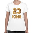 thumbnail image 1 of 23 King Basketball Women White T-Shirt, Female Small, 1 of 4