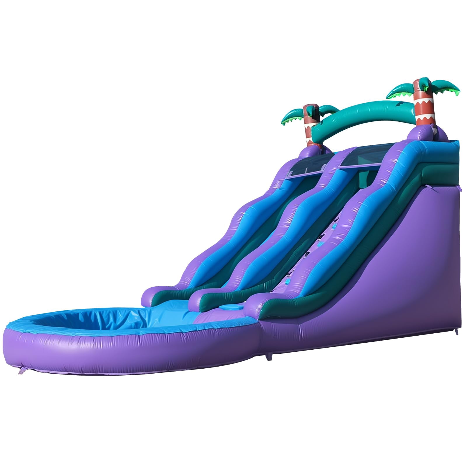 23(L) Inflatable Water Slide Commercial Grade PVC with Detachable Slide Cli...