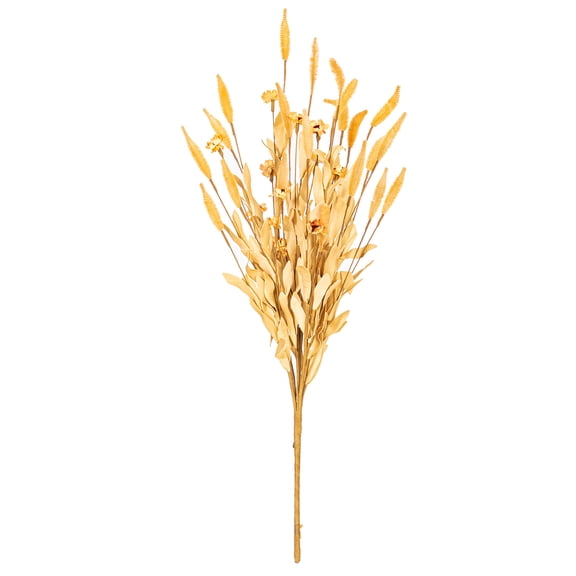 23" Light Brown Rabbit Tail Bush 3/Bag