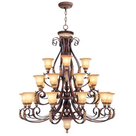 23 Light Chandelier in Mediterranean Style 50 inches Wide By 56 inches High Bailey Street Home 218-Bel-732982