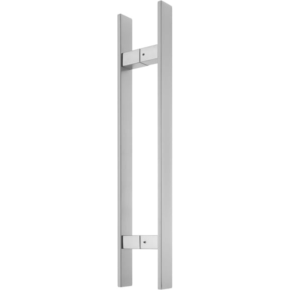 23 In Long 304 Stainless Steel Door Handle, Brushed Process Heavy-Duty Commercial Modern Door Pull Handle, for Doors with a Thickness of 12 mm, Sliver