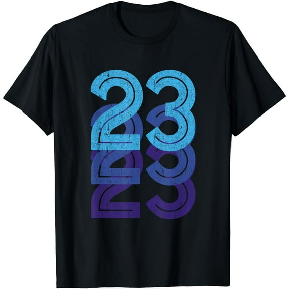 23 Lucky Number 23rd Year Birthday Age Sports Team T-Shirt