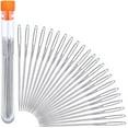 23 PCS Large Eye Sewing Needles, 2.36in Sewing Sharp Needles, Leather
