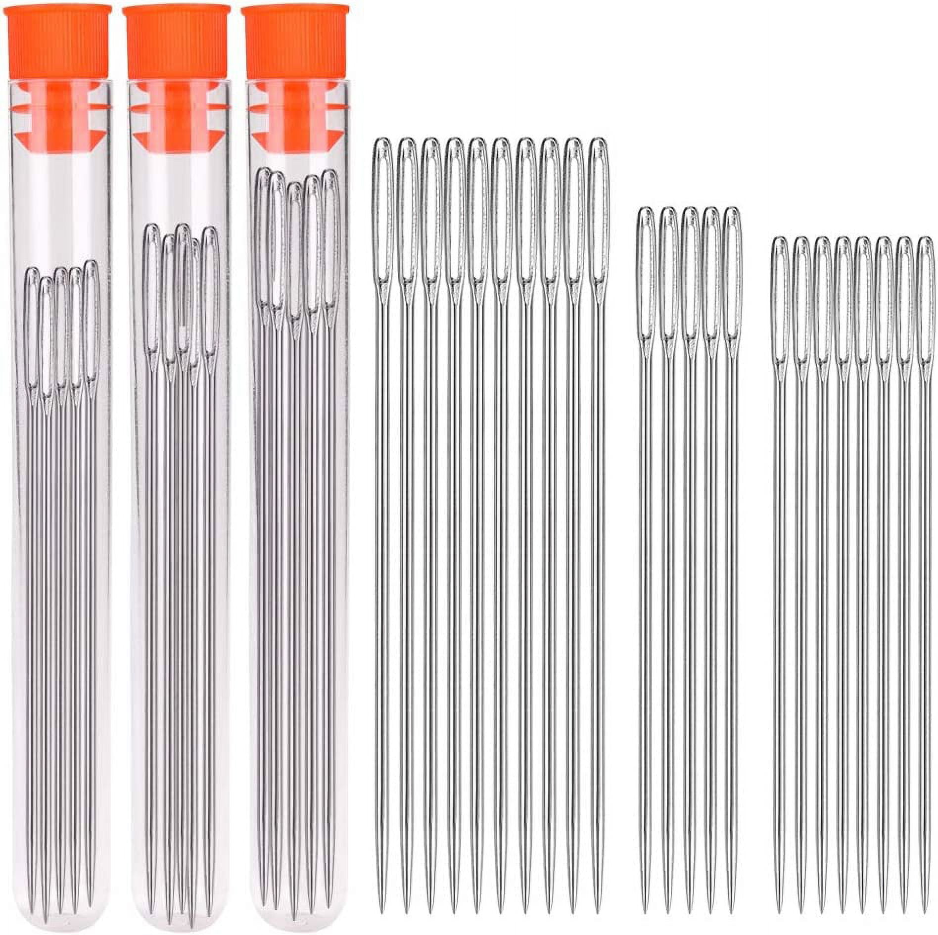23 PCS Large Eye Stitching Needles 3 Sizes Stitching Needles, Big Eye