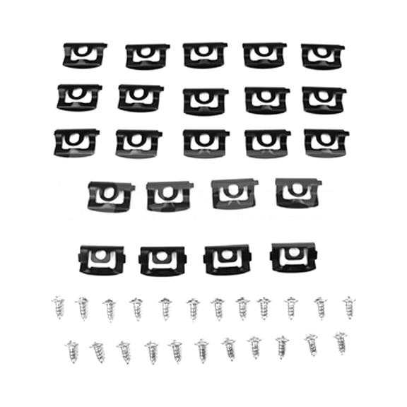23-PIECE FRONT REVEAL MOULDING CLIP SET FOR SEDAN AND HARDTOP MODELS