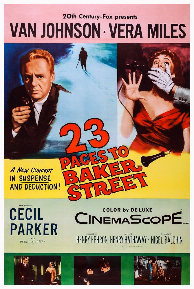 23 Paces To Baker Street U Canvas Art - (24 x 36)