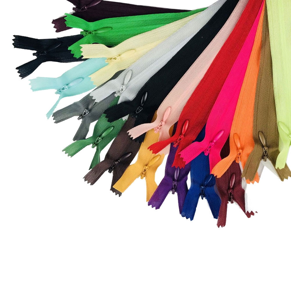23 Pcs Conceal Zippers Invisible Zippers Durable Zippers Zippers for Jackets Closed Zipper DIY Zippers