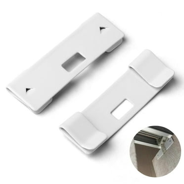 23 Pcs Vertical Blind Repair Vane Savers, DISEN Metal Blind Repair Clip Vertical Blind Repair Tabs, Clips for Window Blinds Replacement Slats (White)