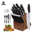 Bartans 23Piece Deluxe Stainless Steel Kitchen Knife Set with Carving