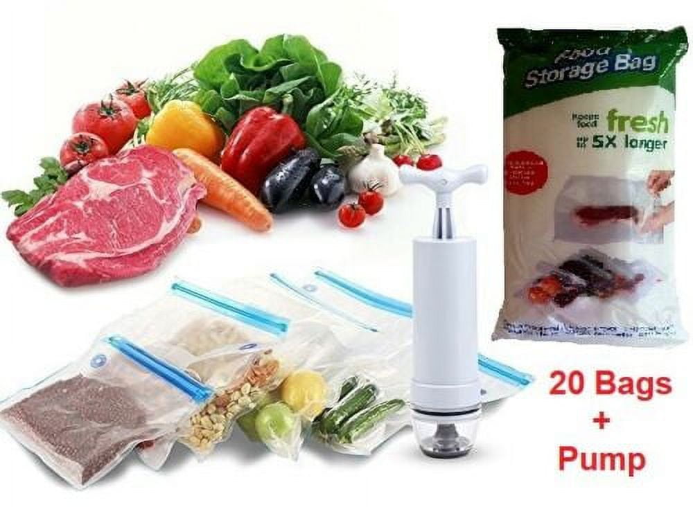 100 Quart Size 8 x 12 Embossed Food Saver Vacuum Sealer Freezer Bags for  Seal a MealBPA Free Heavy Duty Sous Vide Bags - AliExpress