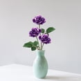 thumbnail image 1 of Allstate Long Stem Artificial Blooming Rose Spray - 23" - Purple, 1 of 9