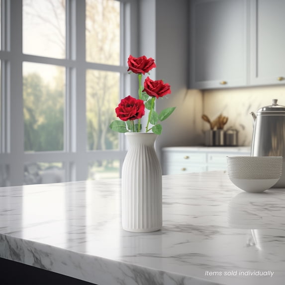 Allstate Long Stem Artificial Blooming Rose Spray - 23" - Red