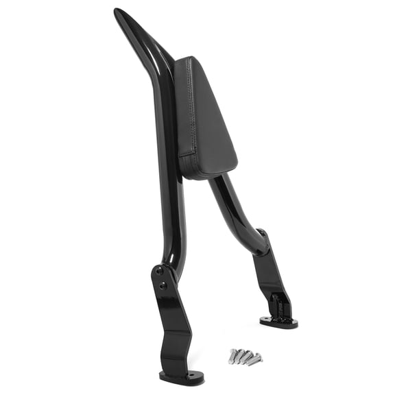 23"Road Glide 3 & Freewheeler Sissy Bar for Harley Davidson FLRT 2015-2025 16 17 18 19 20 21 22 23 24 25 FLTRT 2023-2025 Black Steel Leather