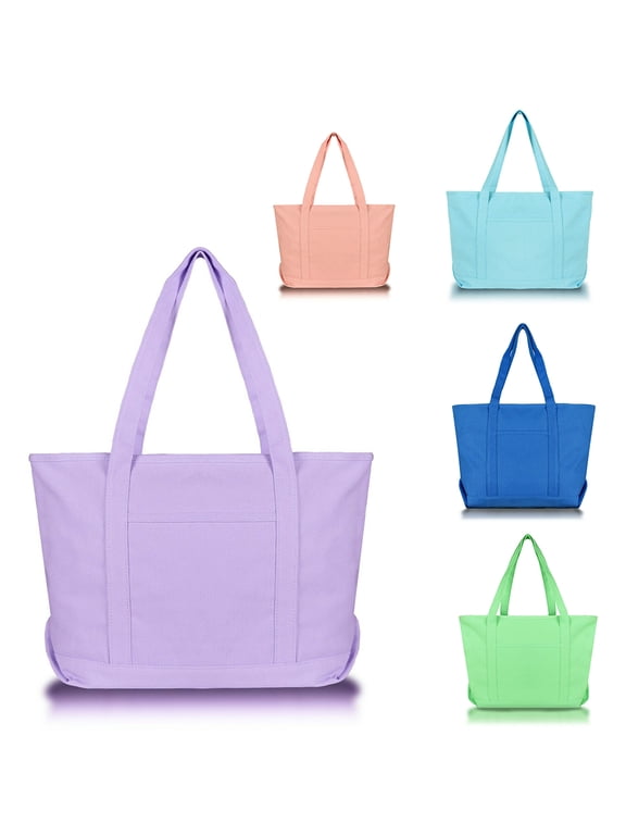 23" Shoulder Work Tote Bag for Women, Lightweight Casual Canvas School Bag Teacher Bag