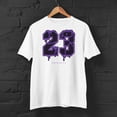 thumbnail image 1 of #23 Sneaker Match Shirt – Purple Court Graphic Gift for Sneakerheads New Instock-TH4133, 1 of 2