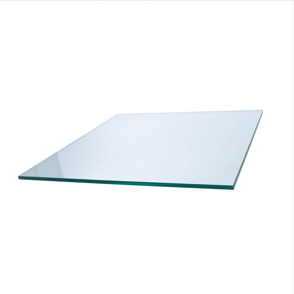 23" Square Clear Tempered Glass Table Top By Spancraft Glass