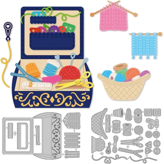 0-9 Number Cutting Dies – 2-Piece Carbon Steel Die Cuts, 3.7x2.0 Inch For Scrapbooking & Card Making
