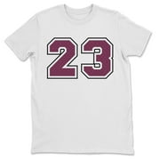 23 T-Shirt Jordan 4 PSG Sneaker Match Tee - AJ4 Paris Saint Germain (White / Medium)