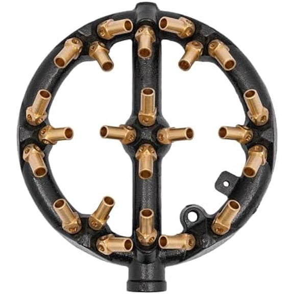 23 Tips Natural Gas Jet Burner, Wok Range Jet Burner for Stir Fry, Cast Iron Round Nozzle Jet Burner for Fryers, Boilers, Soup Pots$$Garden &